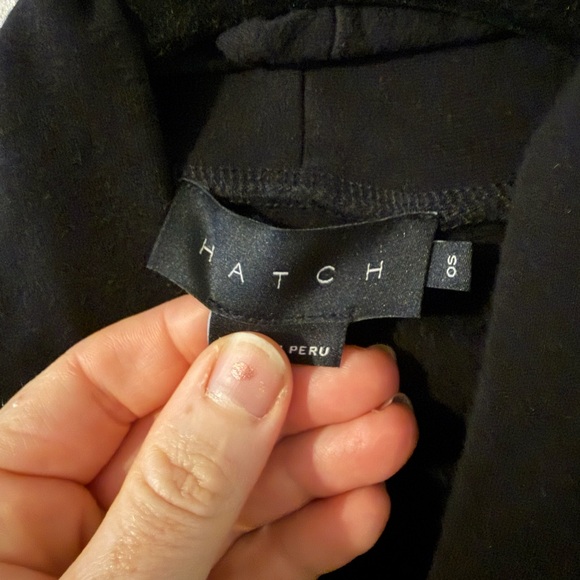 Hatch maternity early days nursing sweatshirt one size black - Picture 4 of 5